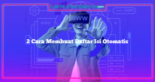 2 Cara Membuat Daftar Isi Otomatis